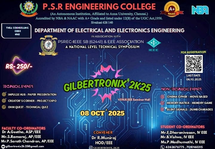 GILBERTRONIX'2K25 Event Brochure